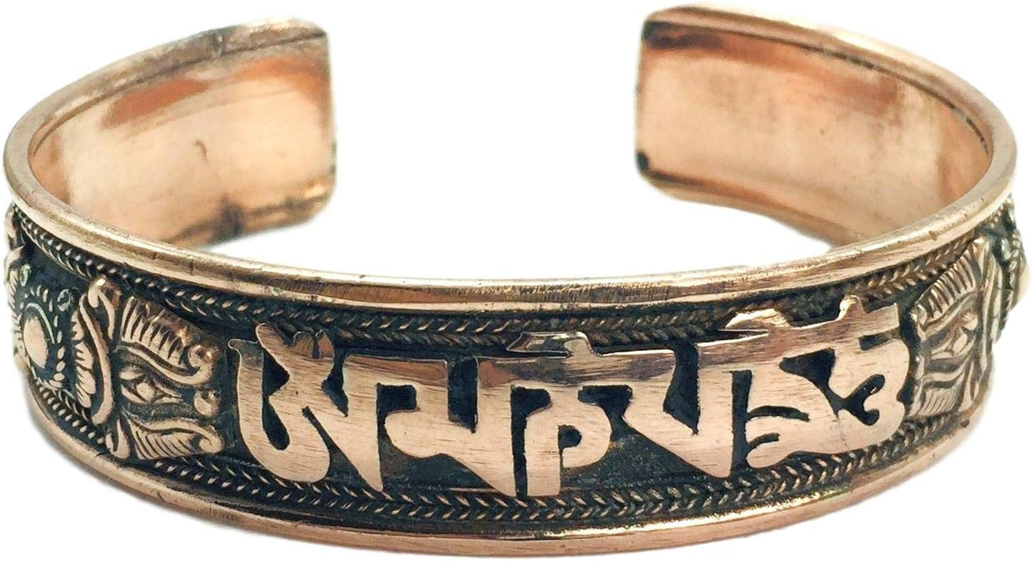 100% Pure Copper Tibetan Healing Bracelet