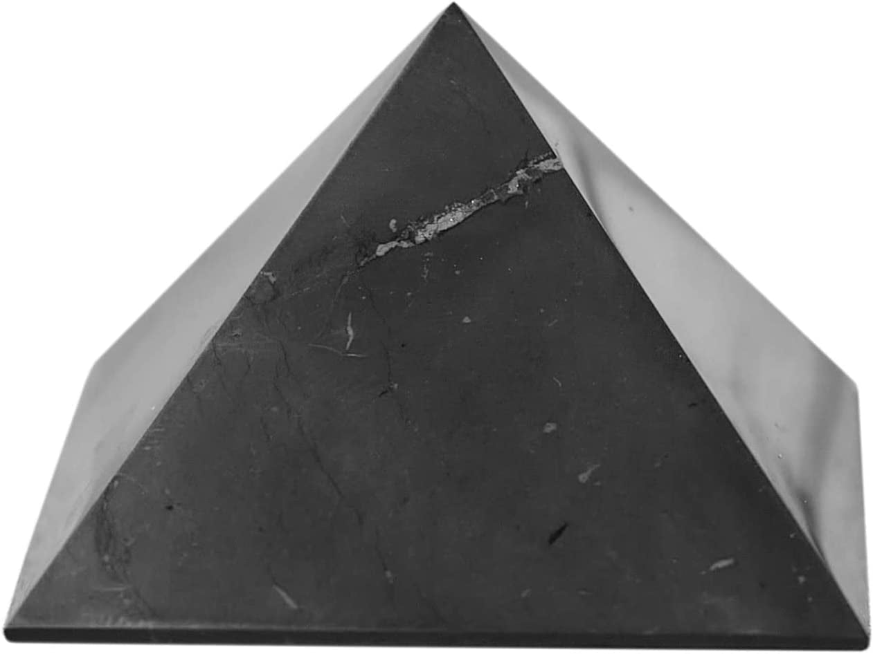 Shungite Protection Pyramid – 2" (5 cm)