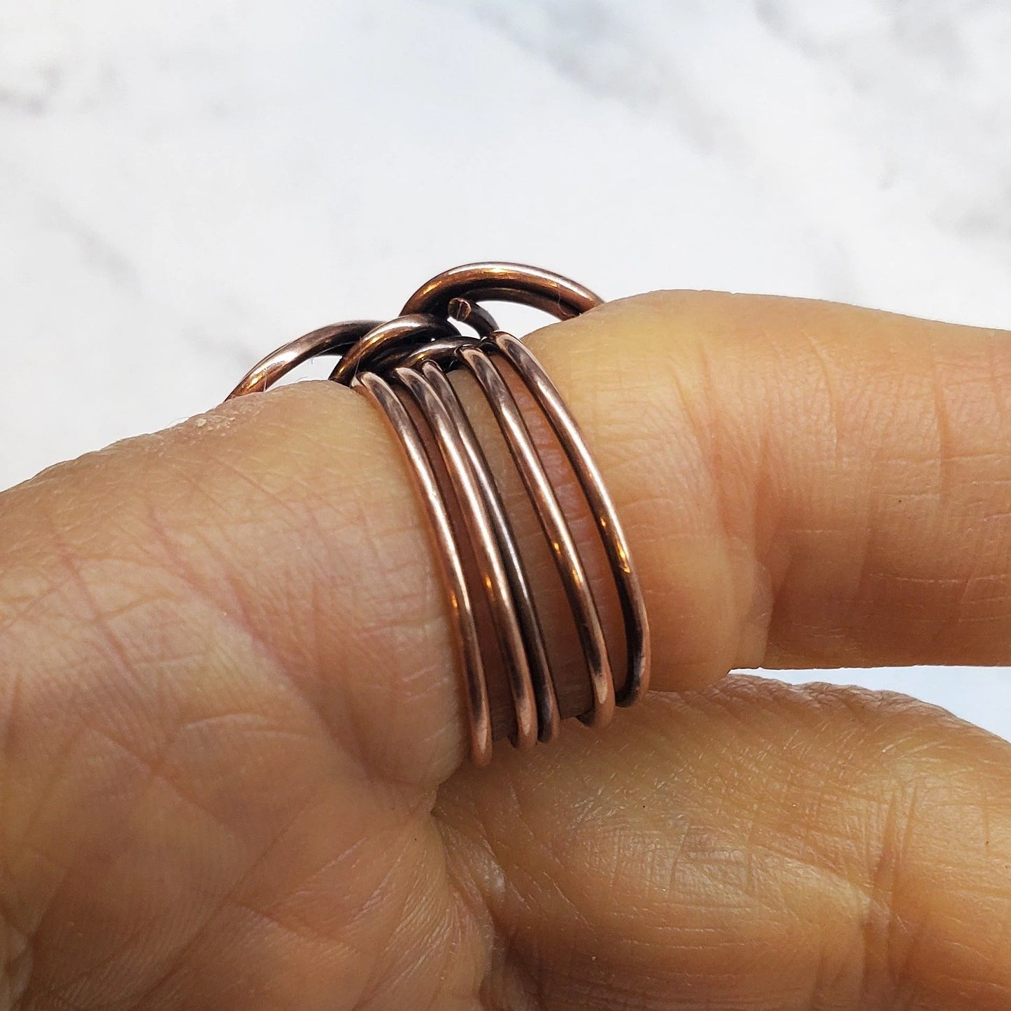 Copper Eternity Ring – Handcrafted Symbol of Infinite Connection