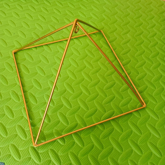 Golden Copper Pyramid β Meditation & Healing Energy Tool