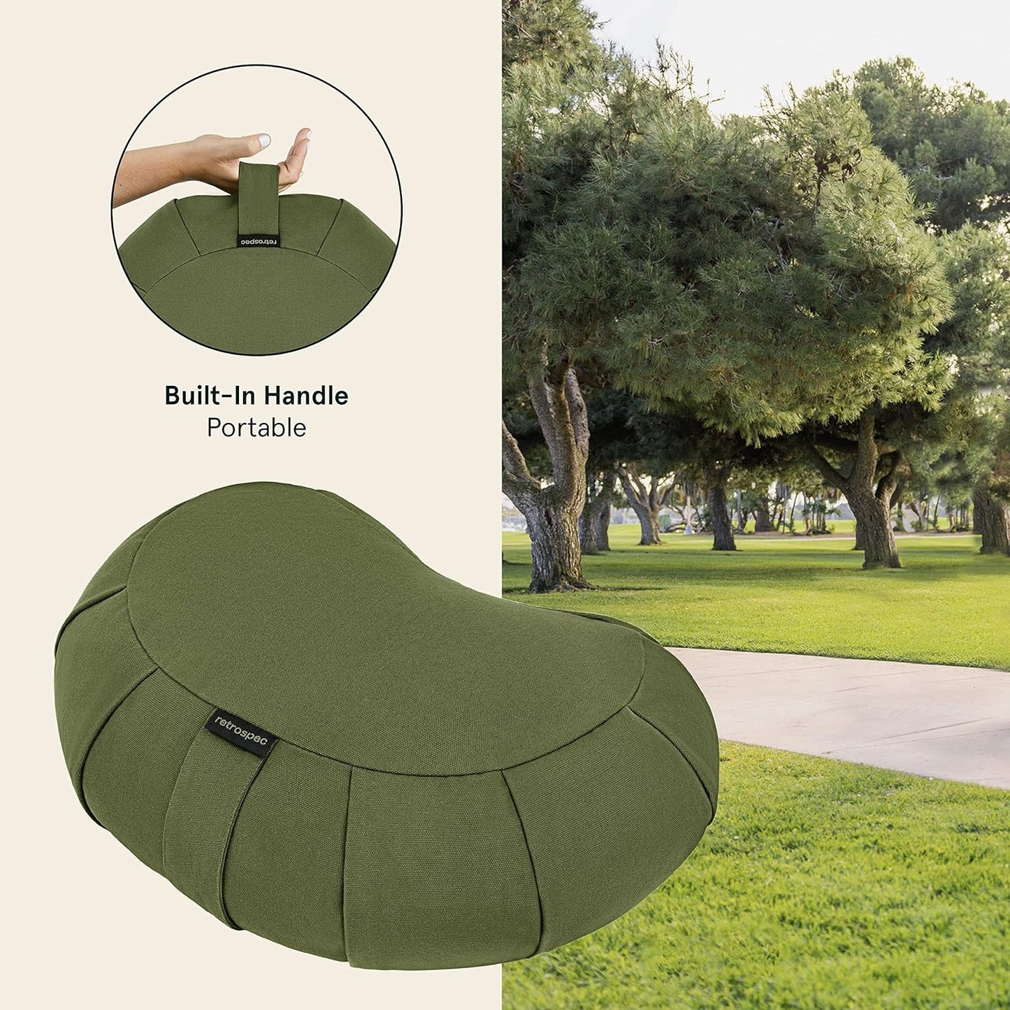 Sedona Zafu Meditation Cushion β Align Body, Mind & Spirit