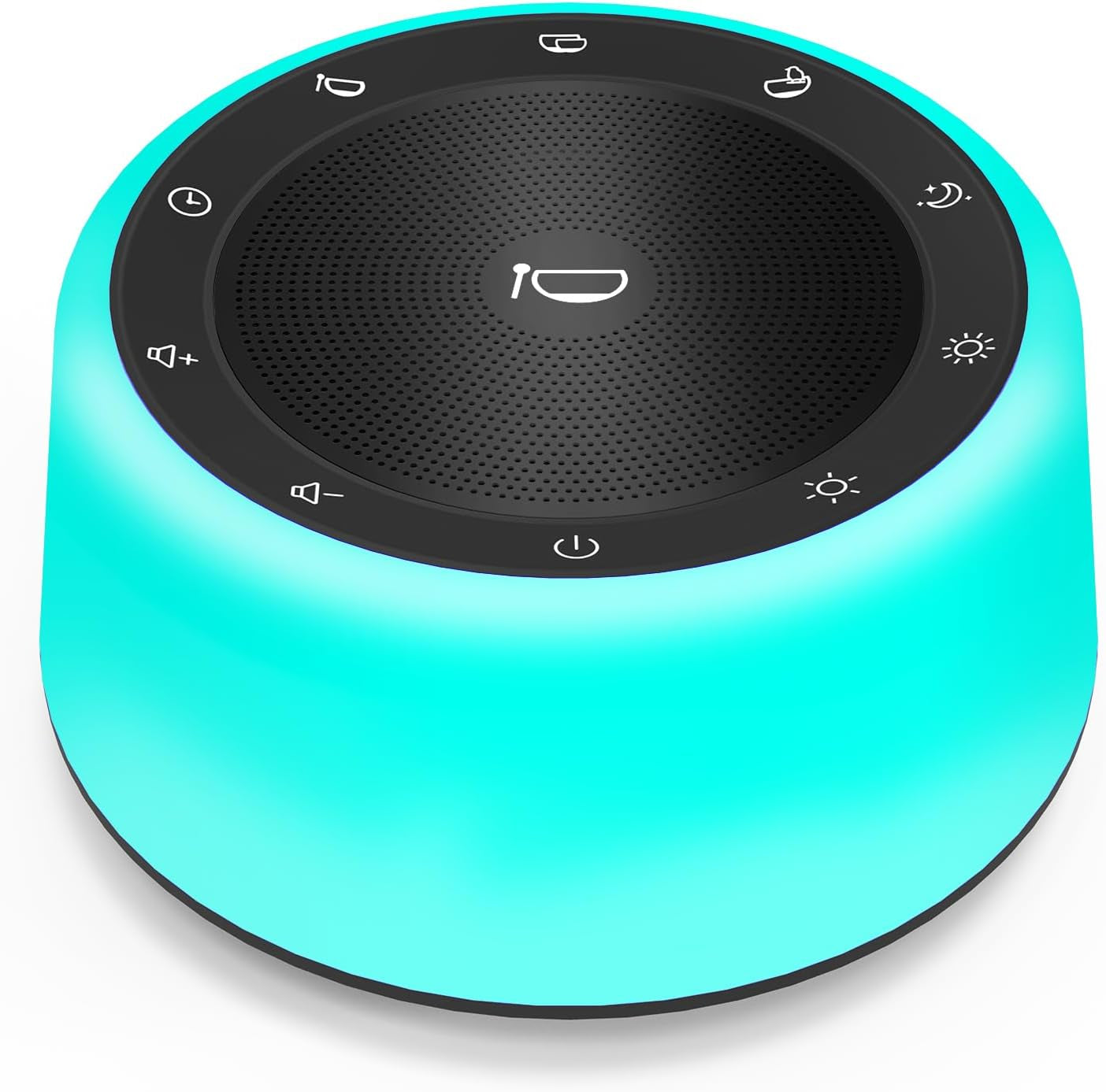 Tibetan Singing Bowls Sound Machine — 11 Healing Tones with Night Light & Timer