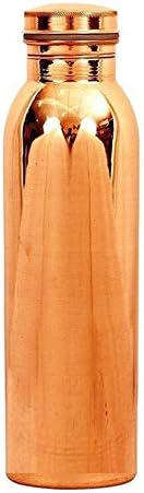 Pure Copper Water Bottle 1000ml β Ayurvedic Leak Proof Design with Lacquer Coating for Health & Wellbeing