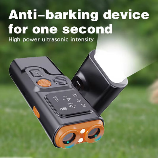 Barkguard Pro 2025 – Ultrasonic Anti-Barking Device with HD Display & LED Flashlight Silence the Noise. Strengthen the Bond.