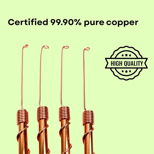 Pure Copper Garden Antennas – Classic Electroculture Rods for Soil & Root Health (4 Pack)