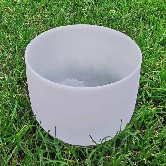 High-Purity Quartz Crystal Singing Bowl β 6 to 14 Inches for Meditation & Sound Healing