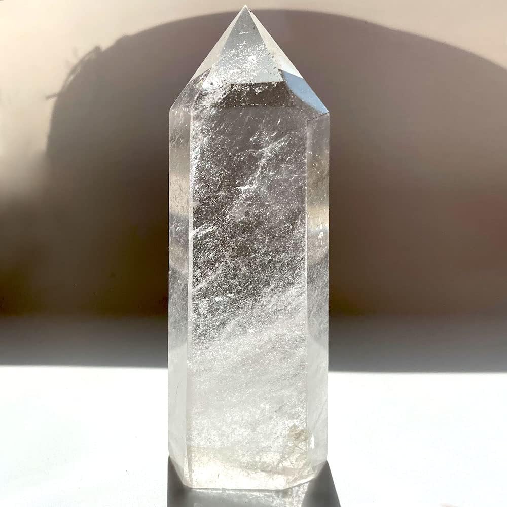 Big Clear Quartz Lemurian Seed Crystal Obelisk (6โ7 Inch)