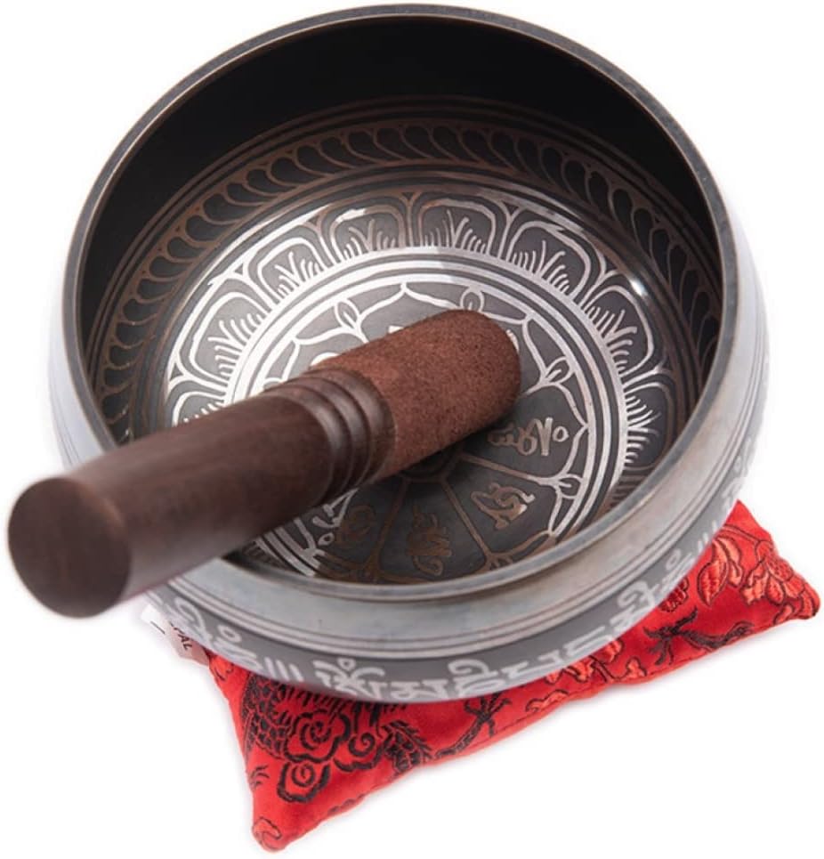 Authentic Tibetan Singing Bowl Set — Handmade in Nepal for Meditation, Yoga & Sound Healing