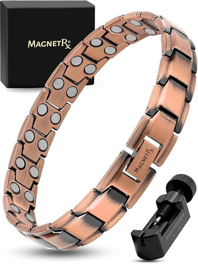 EllipseMAX Magnetic Copper Bracelet — 5,000 Gauss Strength