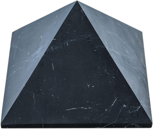 Shungite Protection Pyramid – 2" (5 cm)