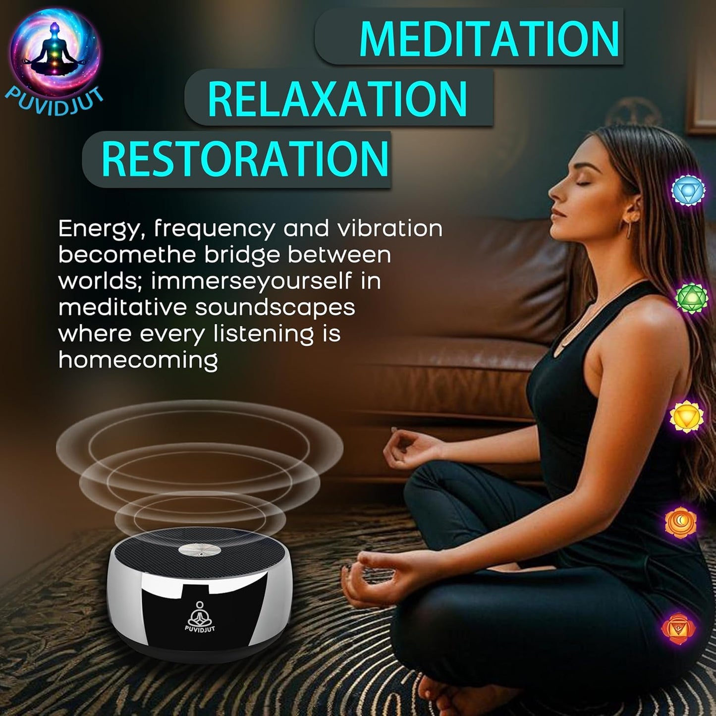 Meditation Sound Machine – Solfeggio Frequency Generator