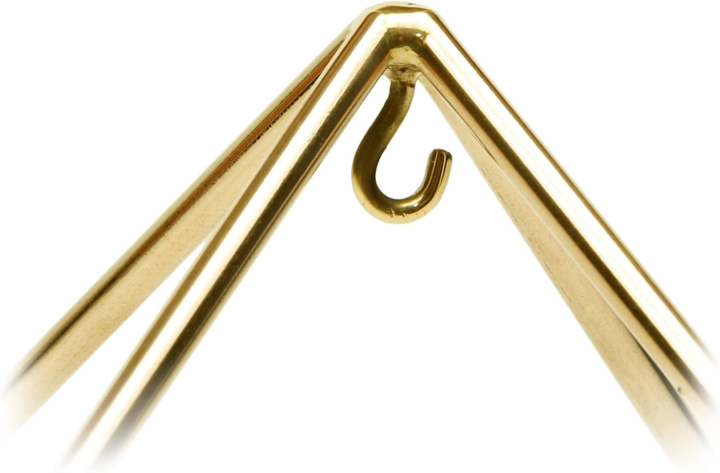 24K Gold-Plated Copper Meditation Pyramid – 9" 51° Sacred Geometry