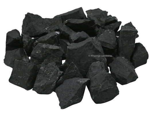 Premium Raw Shungite Stones – Natural Crystal Rocks