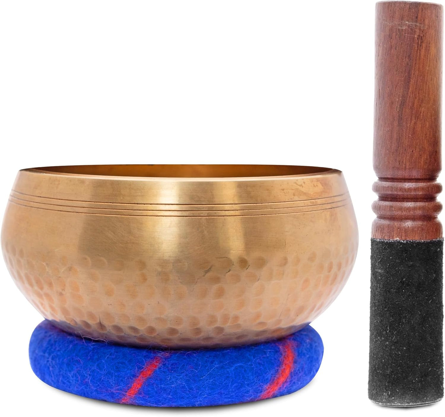 Tibetan Singing Bowl Set — Handcrafted Sound Healing Instrument for Meditation & Mindfulness