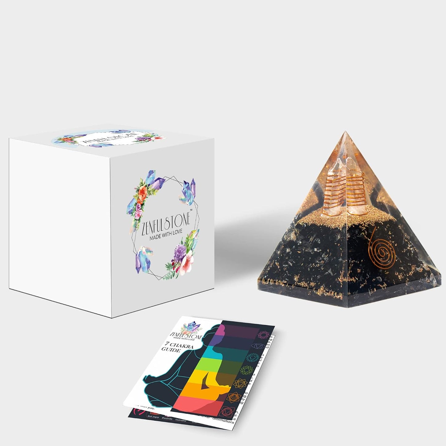 Shungite Orgonite Protection Pyramid