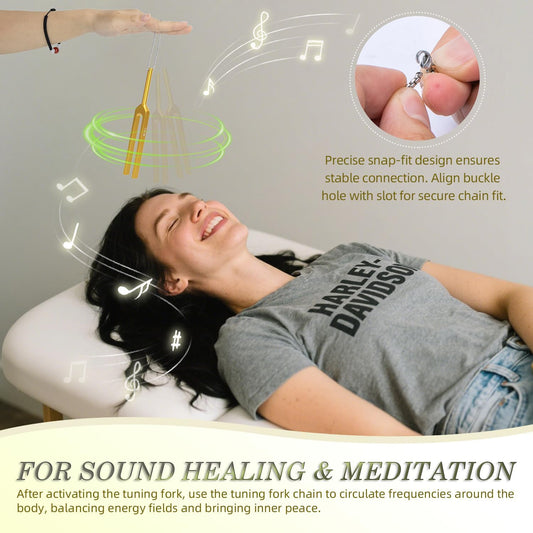 Multi-Color Chakra Tuning Forks (174-963Hz) - Tune in the Healing Frequencies