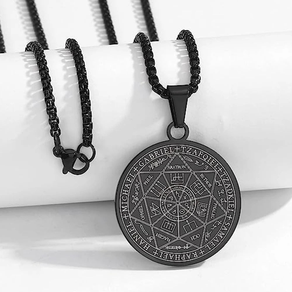 Seal of the 7 Archangels Pendant — Spiritual Talisman for Divine Protection & Higher Guidance