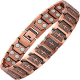 Magnetic Copper Cross Bracelet – 46 Magnets for Wellness