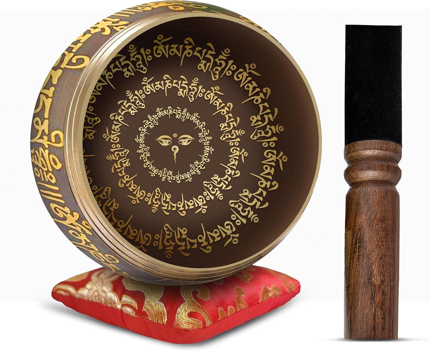Authentic Tibetan Singing Bowl Set — Handmade in Nepal for Meditation, Yoga & Sound Healing