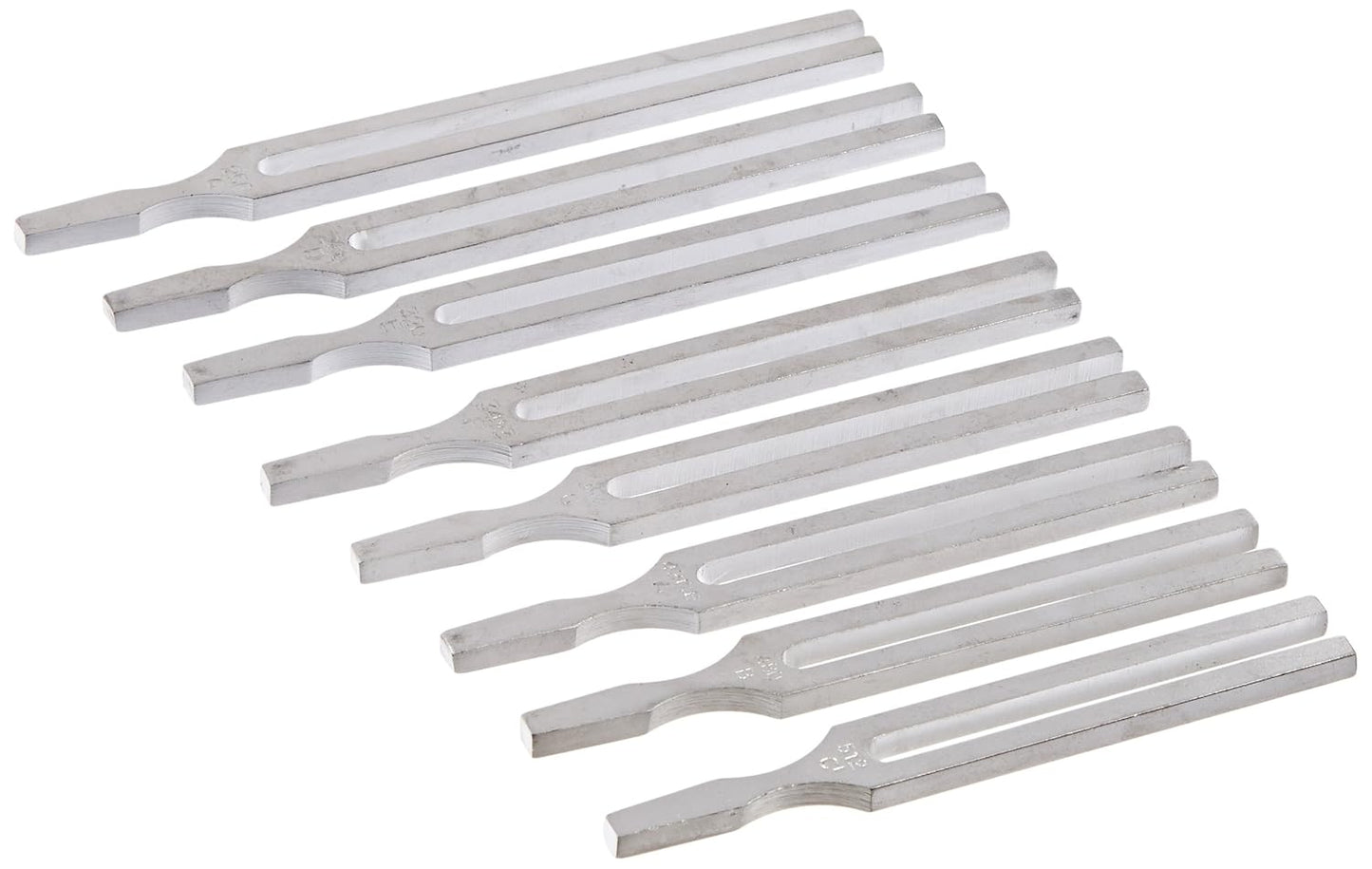 8-Piece Tuning Fork Set – Frequencies 256Hz to 512Hz