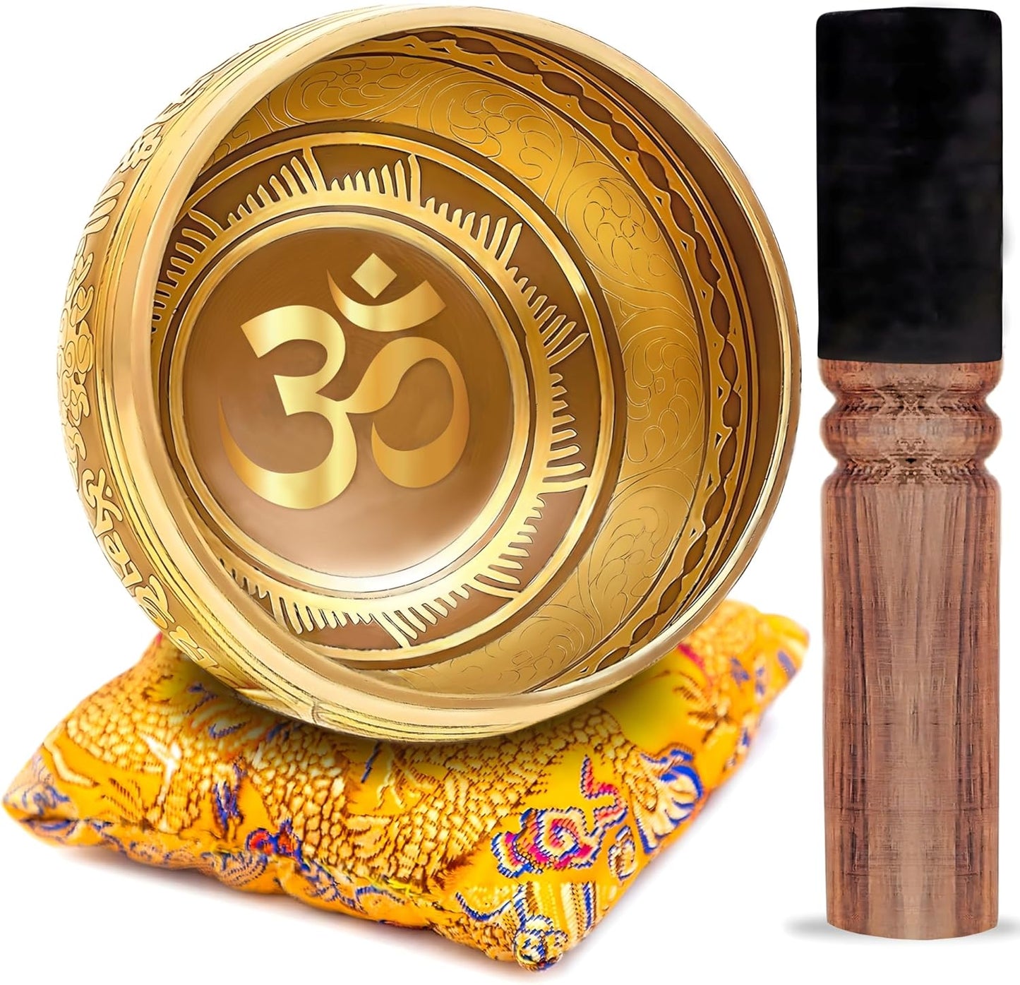 Authentic Tibetan Singing Bowl Set — Handmade in Nepal for Meditation, Yoga & Sound Healing