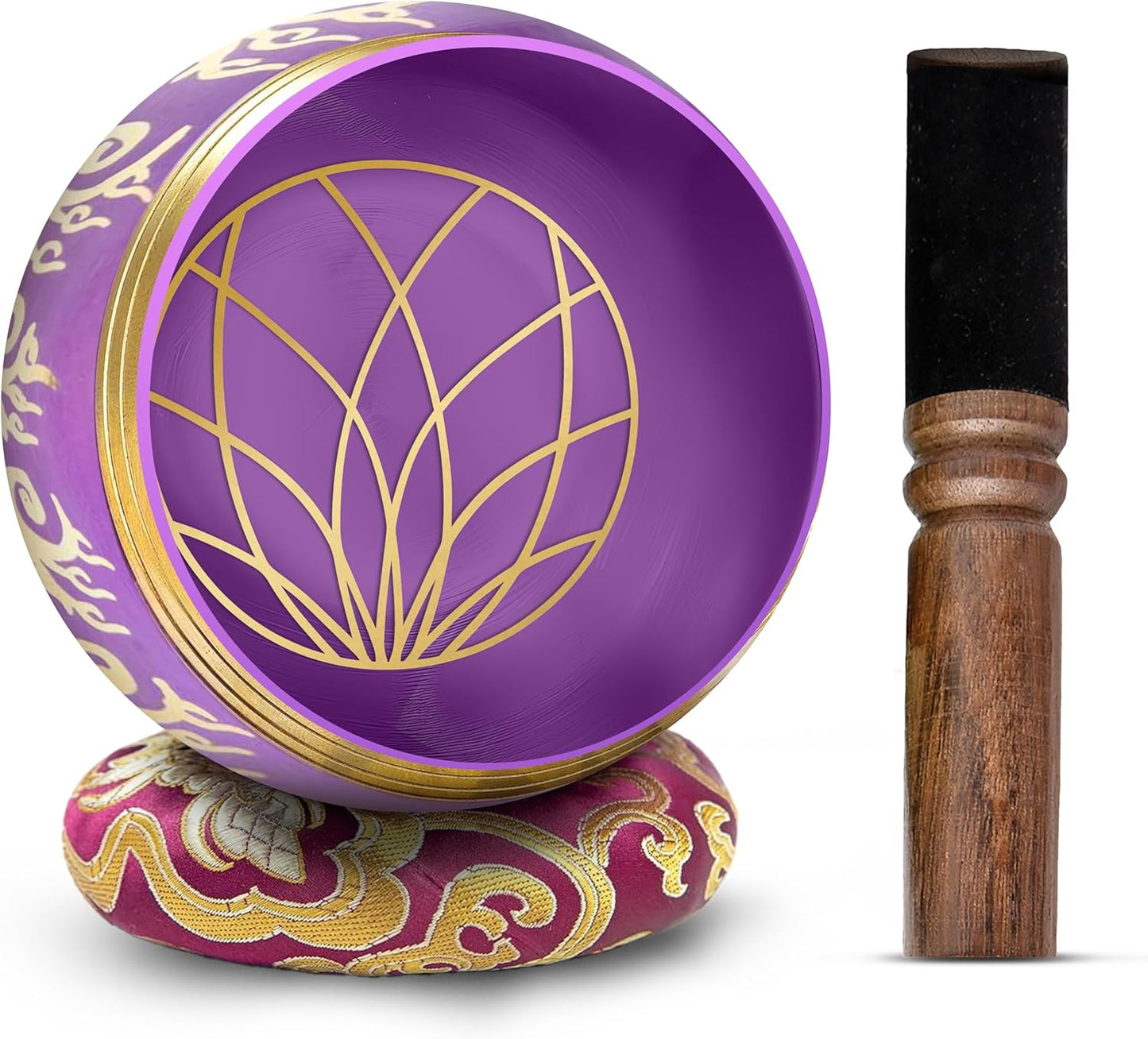Authentic Tibetan Singing Bowl Set — Handmade in Nepal for Meditation, Yoga & Sound Healing