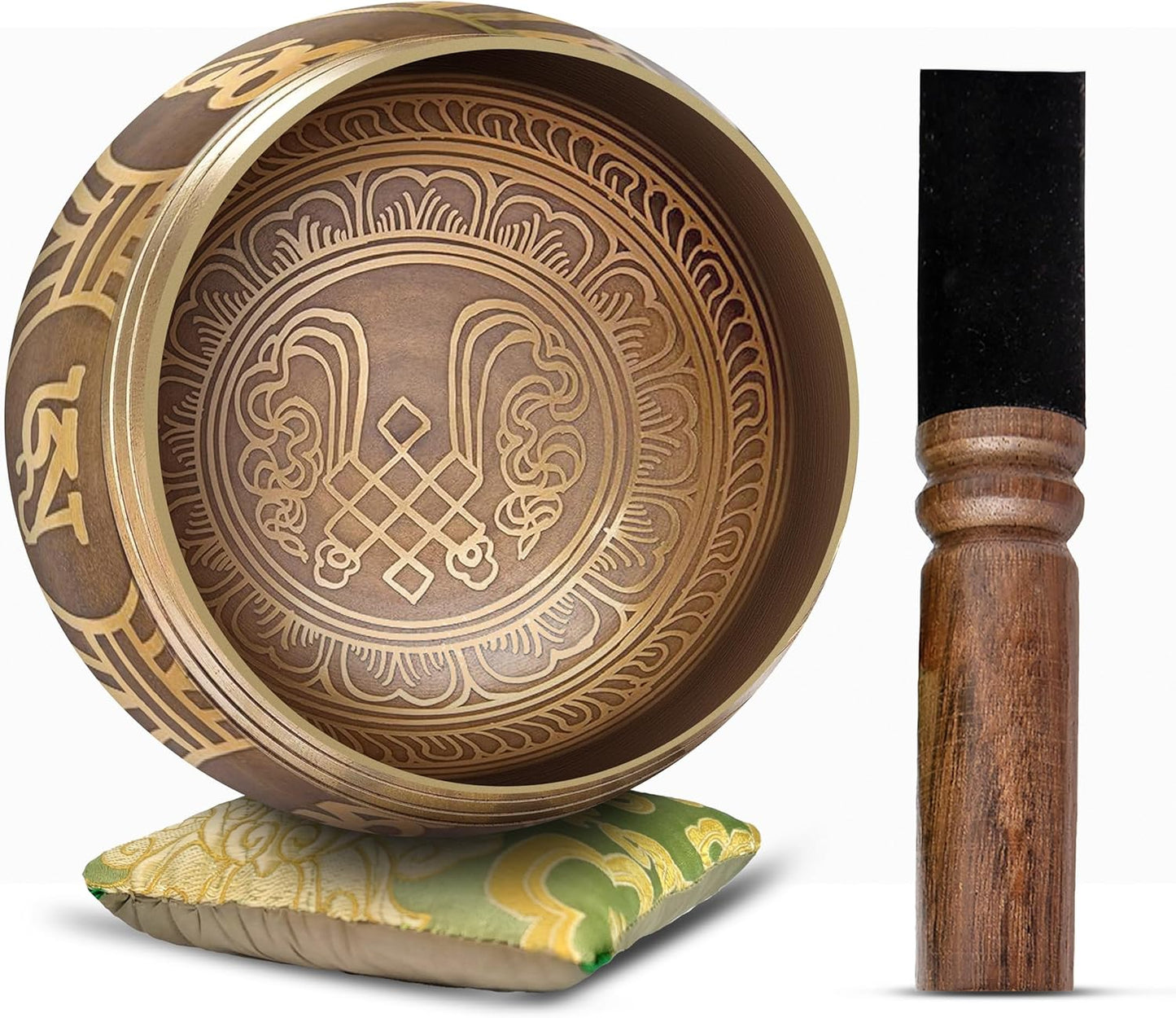 Authentic Tibetan Singing Bowl Set — Handmade in Nepal for Meditation, Yoga & Sound Healing
