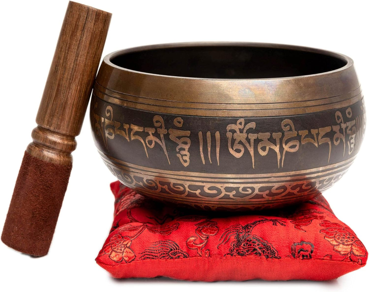 Authentic Tibetan Singing Bowl Set — Handmade in Nepal for Meditation, Yoga & Sound Healing