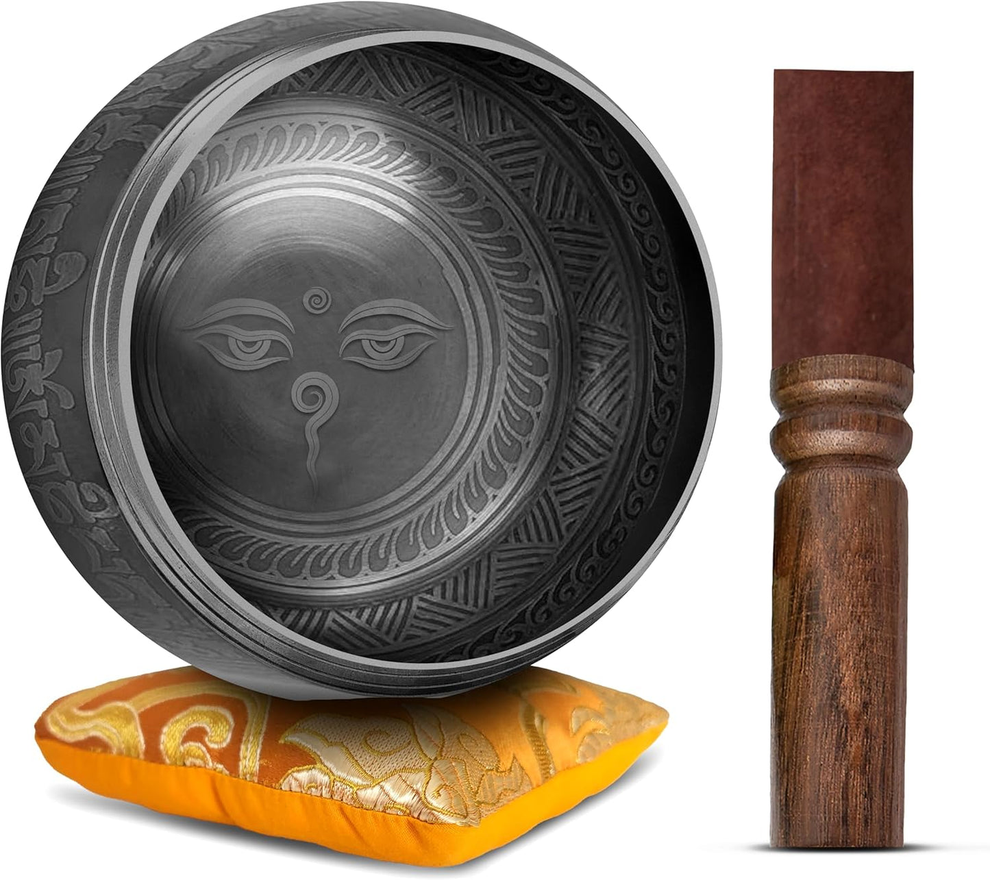 Authentic Tibetan Singing Bowl Set — Handmade in Nepal for Meditation, Yoga & Sound Healing