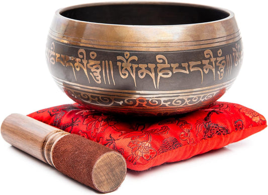 Authentic Tibetan Singing Bowl Set — Handmade in Nepal — product image 2
