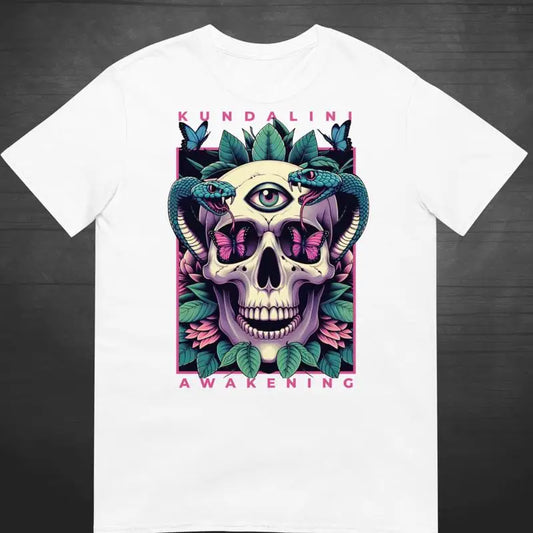 Kundalini Awakening Tee — Ida & Pingala Serpent Energy | Third Eye Open, Spirit Unleashed