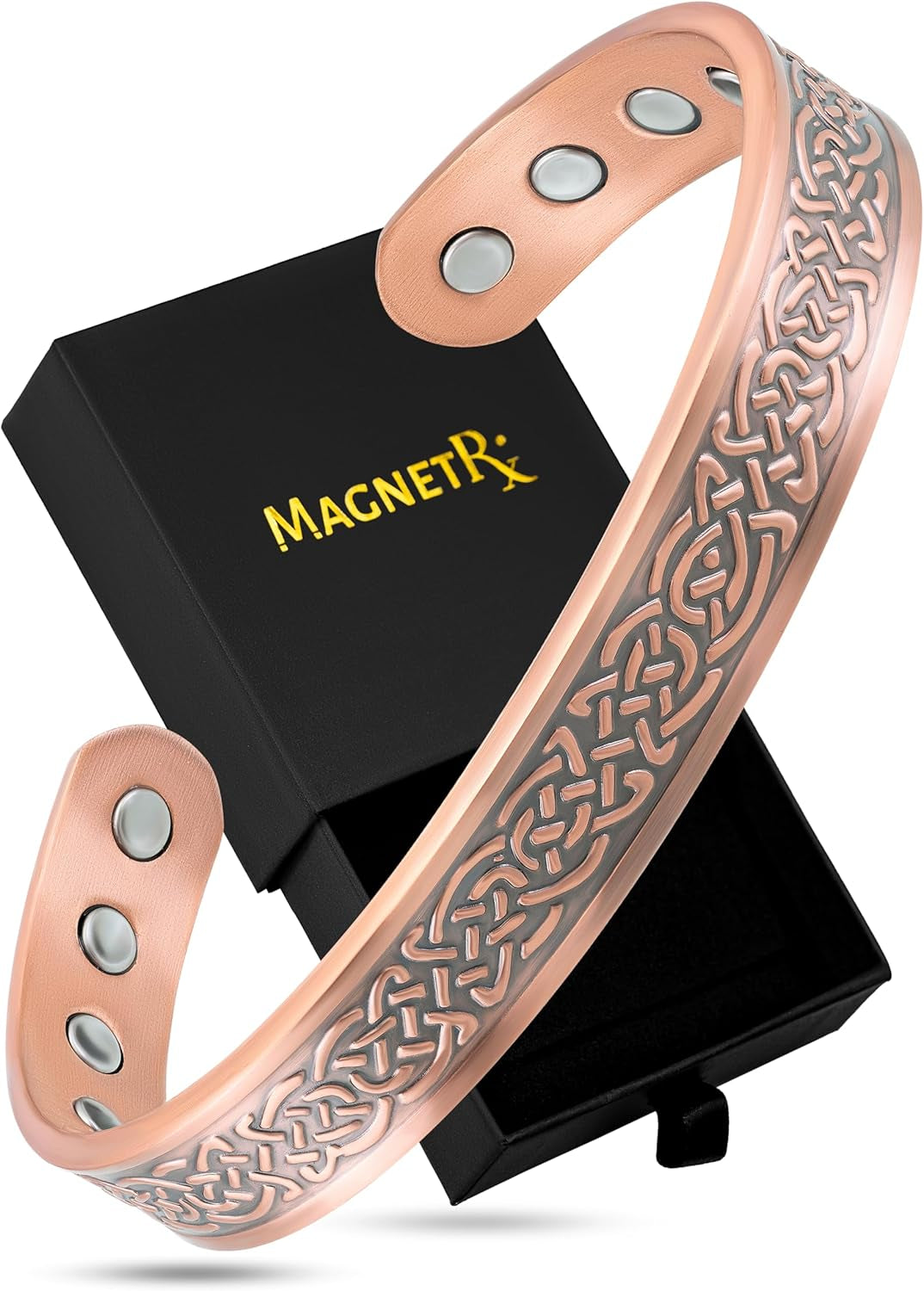 Twisted Magnetic Copper Cuff – Balance, Energy & Style