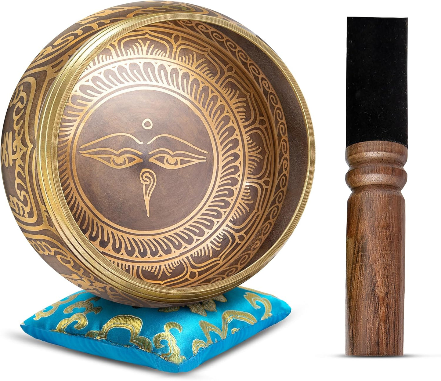 Authentic Tibetan Singing Bowl Set — Handmade in Nepal for Meditation, Yoga & Sound Healing