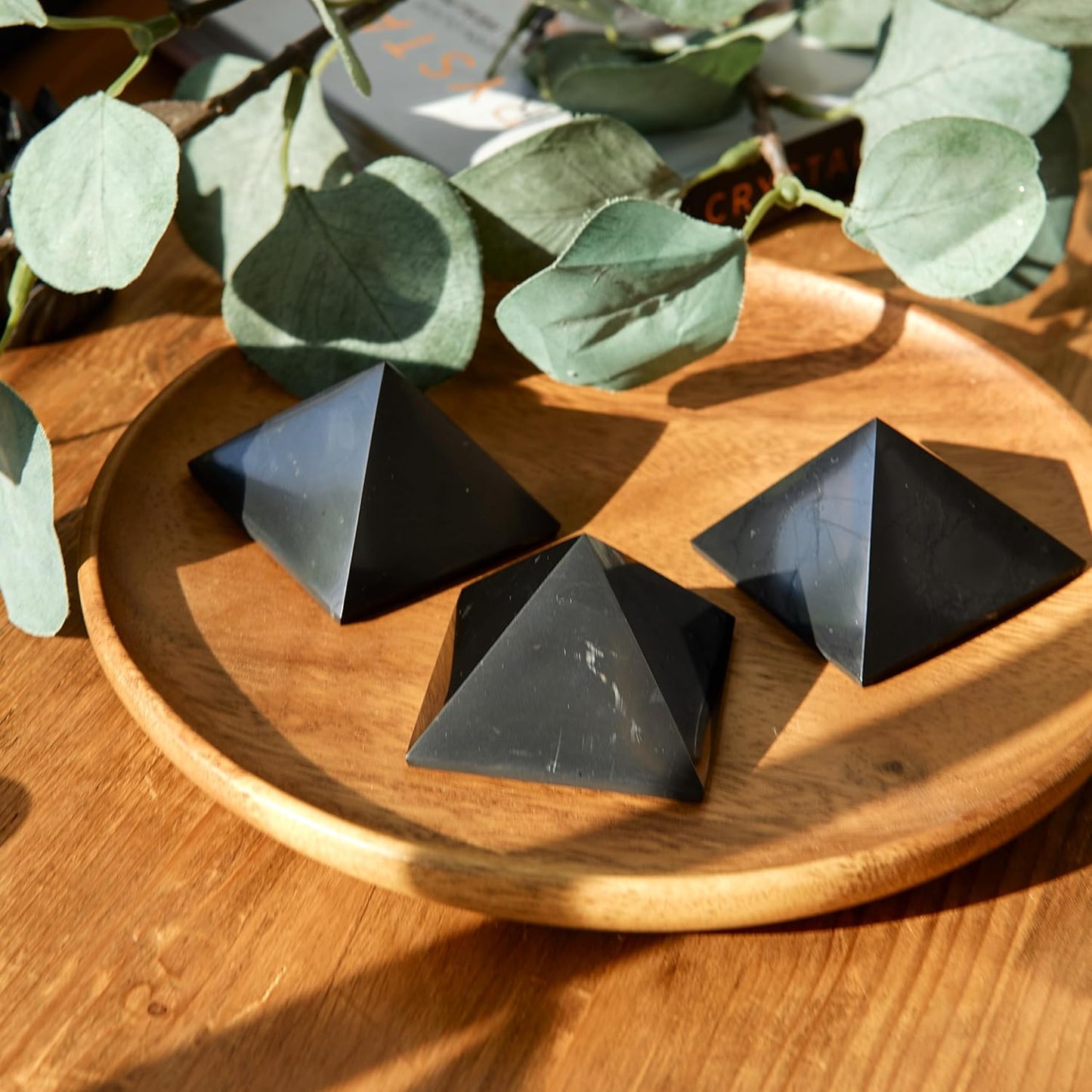 Shungite Protection Pyramid – 2" (5 cm)
