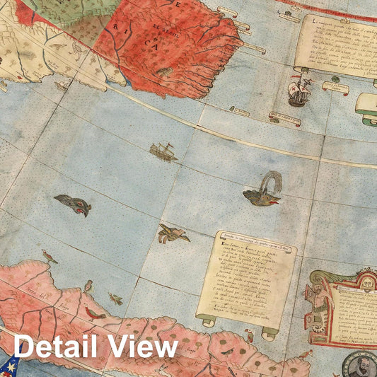 1587 Cornelius Map – Flat Earth North Pole