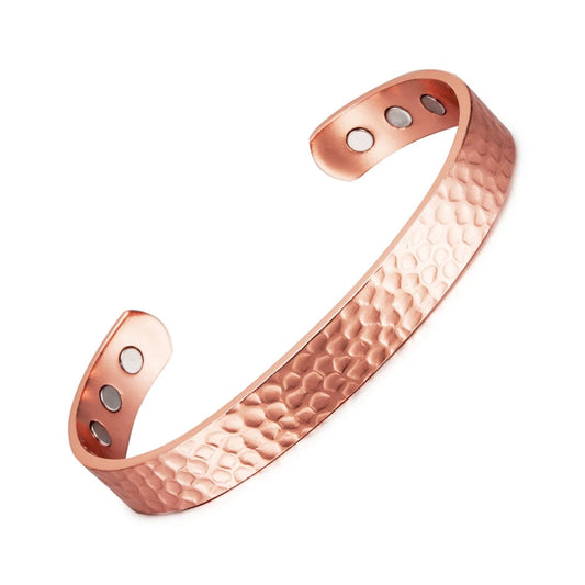 Handmade Pure Copper Magnetic Bracelet β Stylish Wellness Jewelry for Men & Women