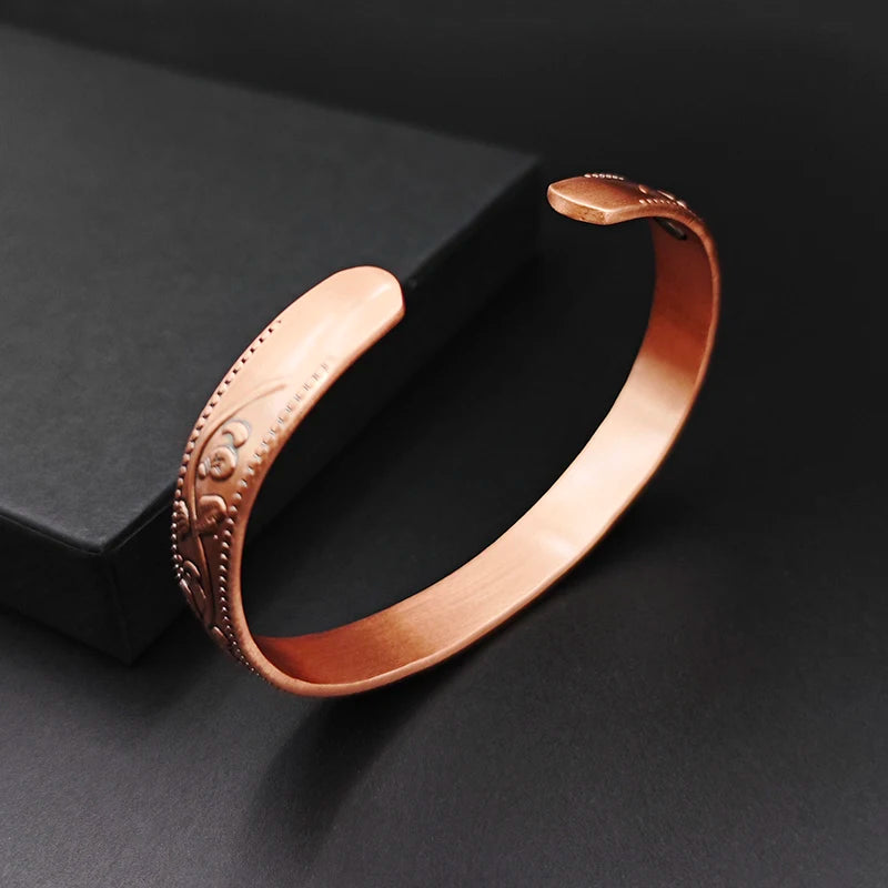 Pure Copper Magnetic Therapy Bracelet – Stylish Healing Jewelry for Men & Women