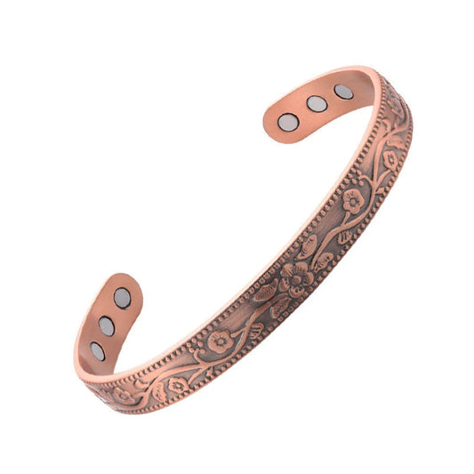 Pure Copper Magnetic Therapy Bracelet β Stylish Healing Jewelry for Men & Women