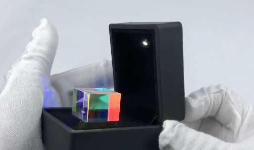 Multicolor X-Cube β Optical Spectrum Glass for Light Play & Visual Art