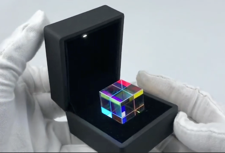 Multicolor X-Cube β Optical Spectrum Glass for Light Play & Visual Art