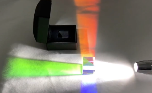 Multicolor X-Cube β Optical Spectrum Glass for Light Play & Visual Art