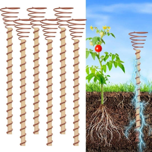 Electroculture Copper Plant Stakes – Boost Growth Naturally