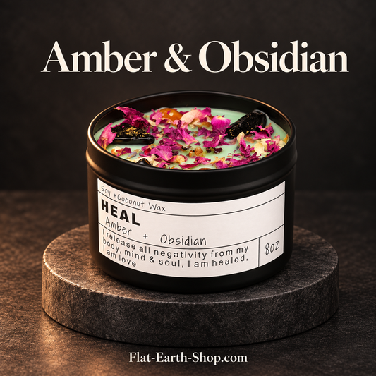 Amber & Obsidian — dark studio photograph 1
