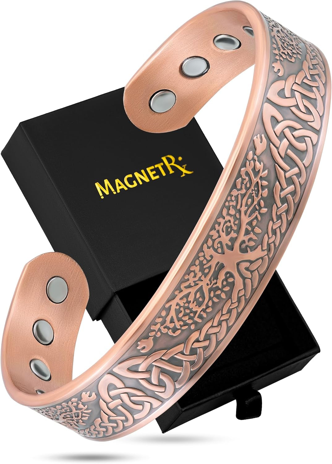 Twisted Magnetic Copper Cuff – Balance, Energy & Style