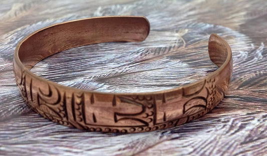 Pure Copper Tibetan Healing Bracelet