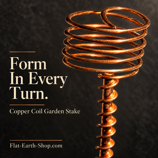 Pure Copper Electroculture Plant Stakes — 18" — 5 Pack