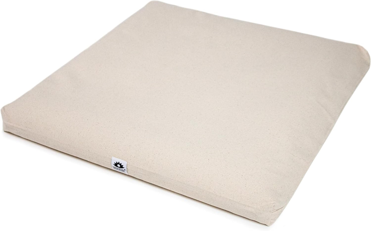 Eclipse Line Zabuton Meditation Cushion — 23" × 23"