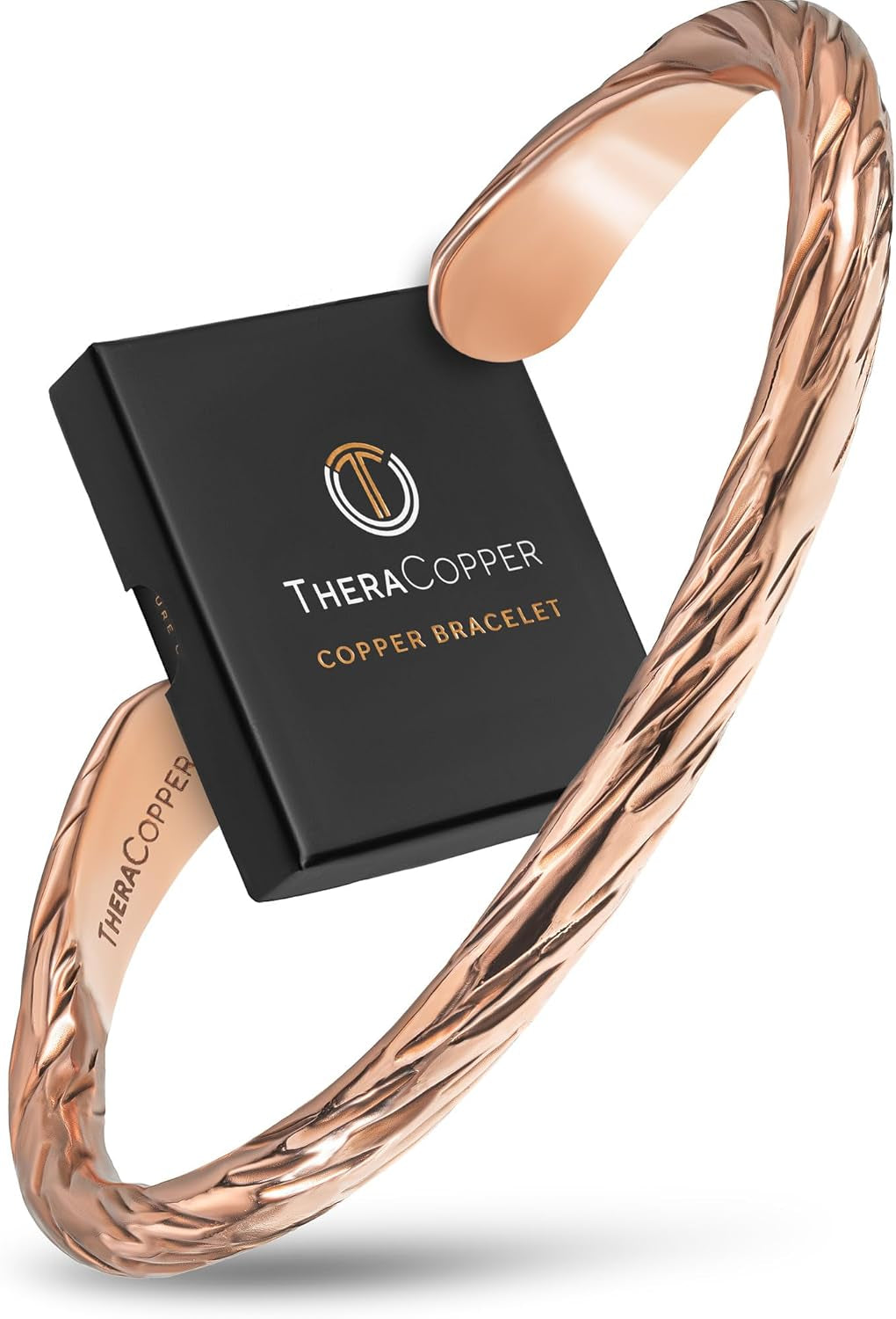 Handmade Pure Copper Bracelet Cuff — Authentic Tibetan Bangle for Men & Women