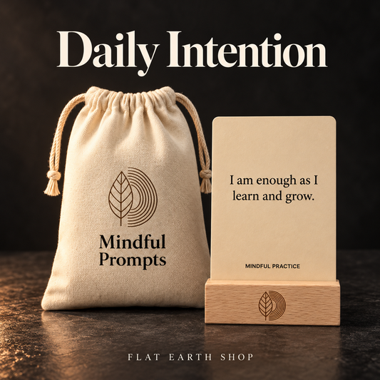 daily intention in a dark FES studio setting