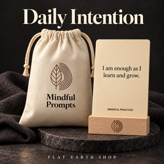 daily intention in a dark FES studio setting